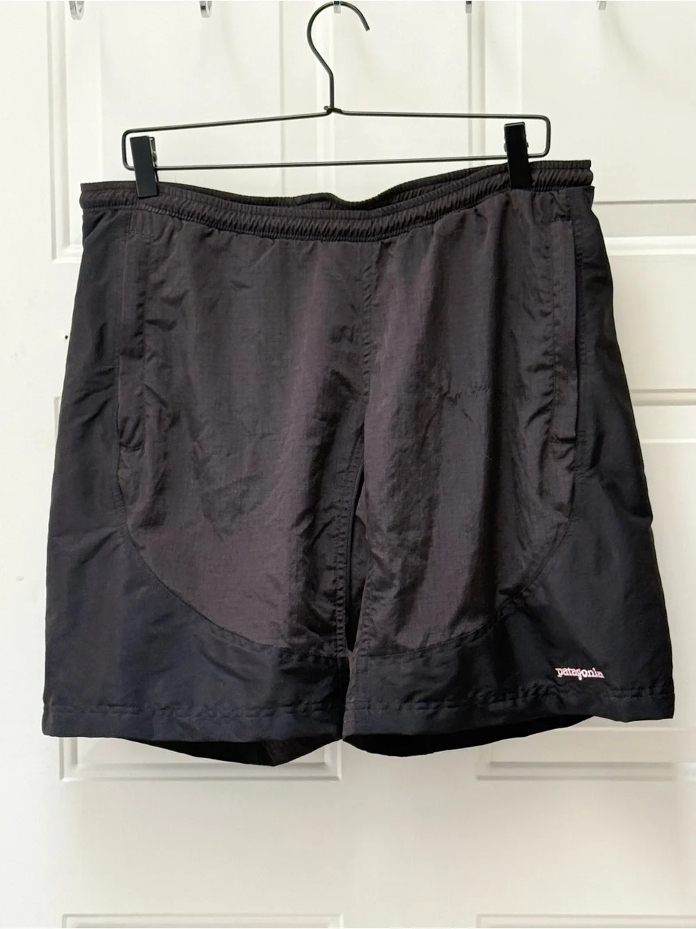 Patagonia Vintage Stretch Barranca Bike Shorts Men M Black Padded Chamois NWT